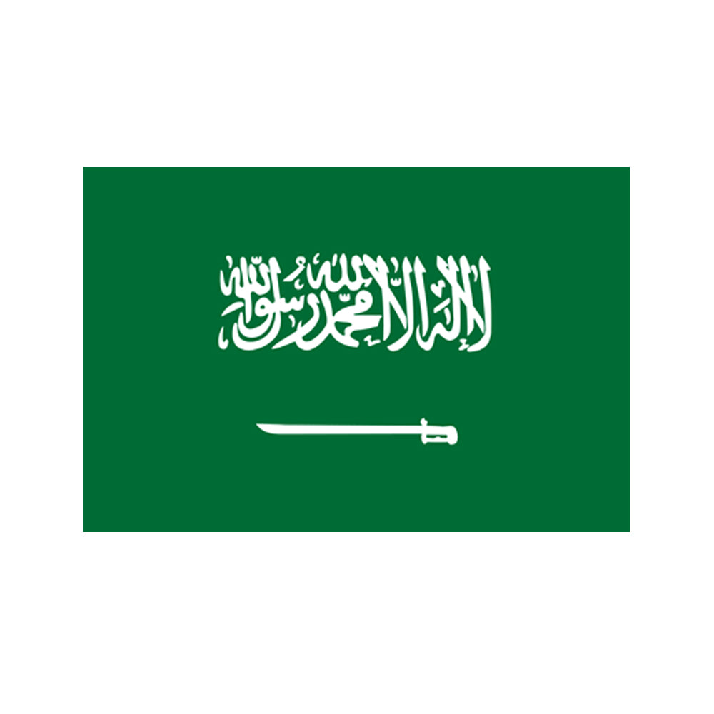 Saudi Arabia Polyester Fabric Flag 5ft x 3ft