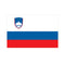 Slovenian Polyester Fabric Flag 5ft x 3ft