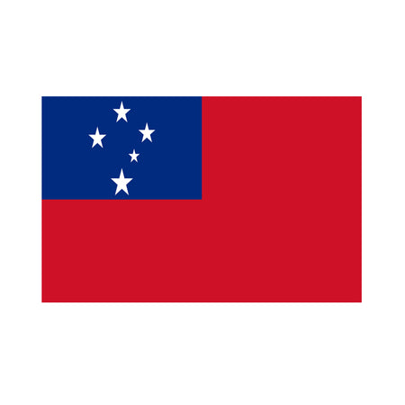 Samoan Polyester Fabric Flag 5ft x 3ft