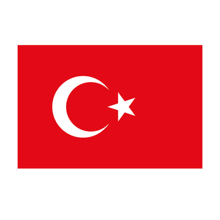 Turkish Polyester Fabric Flag 5ft x 3ft