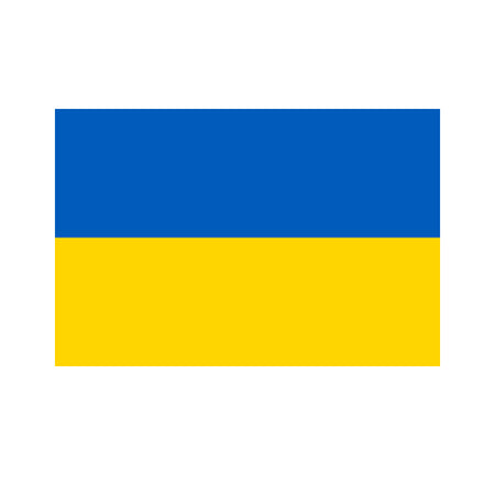 Ukraine Polyester Fabric Flag 5ft x 3ft