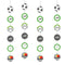 Football String Decoration - 1.3m - 4 Strings