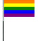 Gay Rights (Rainbow) Cloth Table Flag - 4