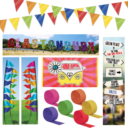 Glastonbury Festival Decoration Party Pack