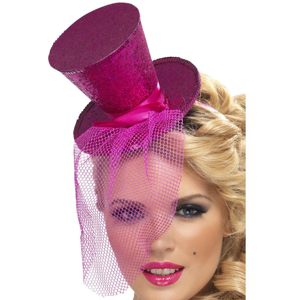 Fever Mini Top Hat - Pink