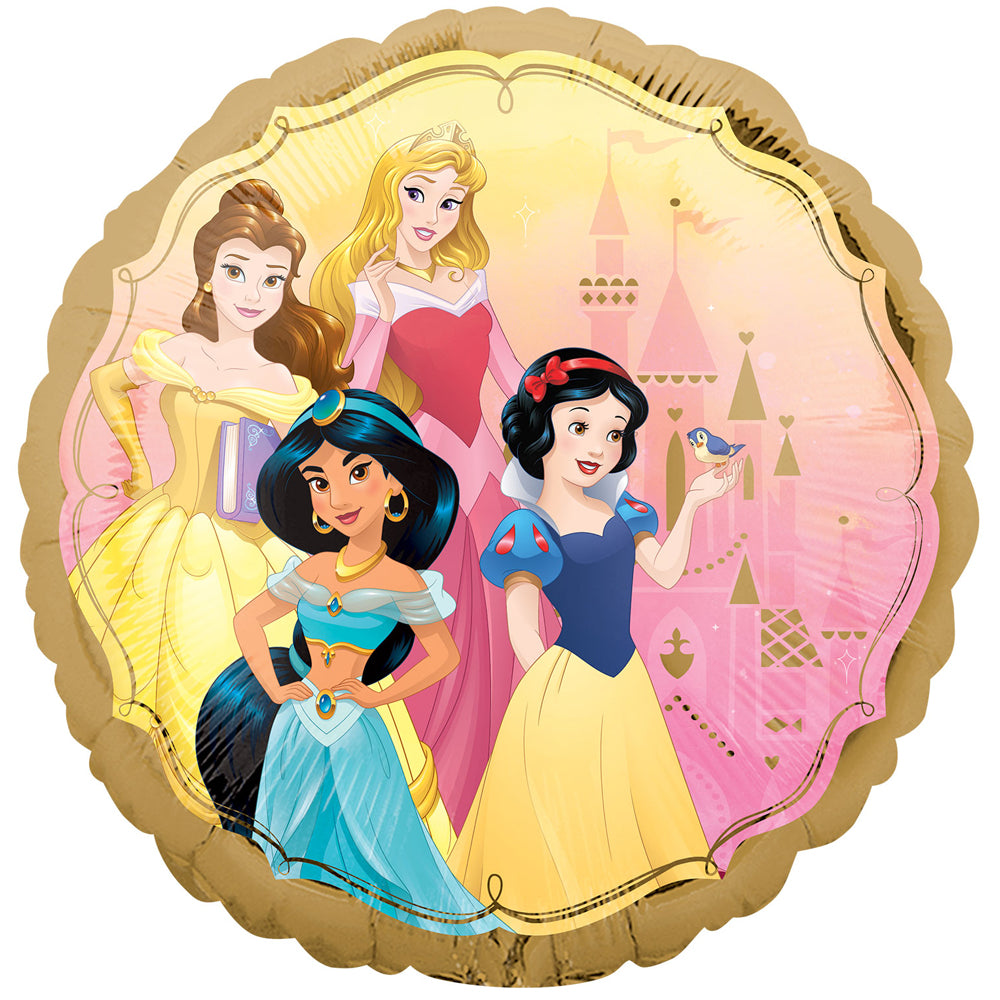 Disney Princess Belle, Jasmine, Snow White & Aurora Foil Balloon