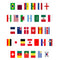 World Cup Football 2022 Countries Fabric Flag Bunting - 7m