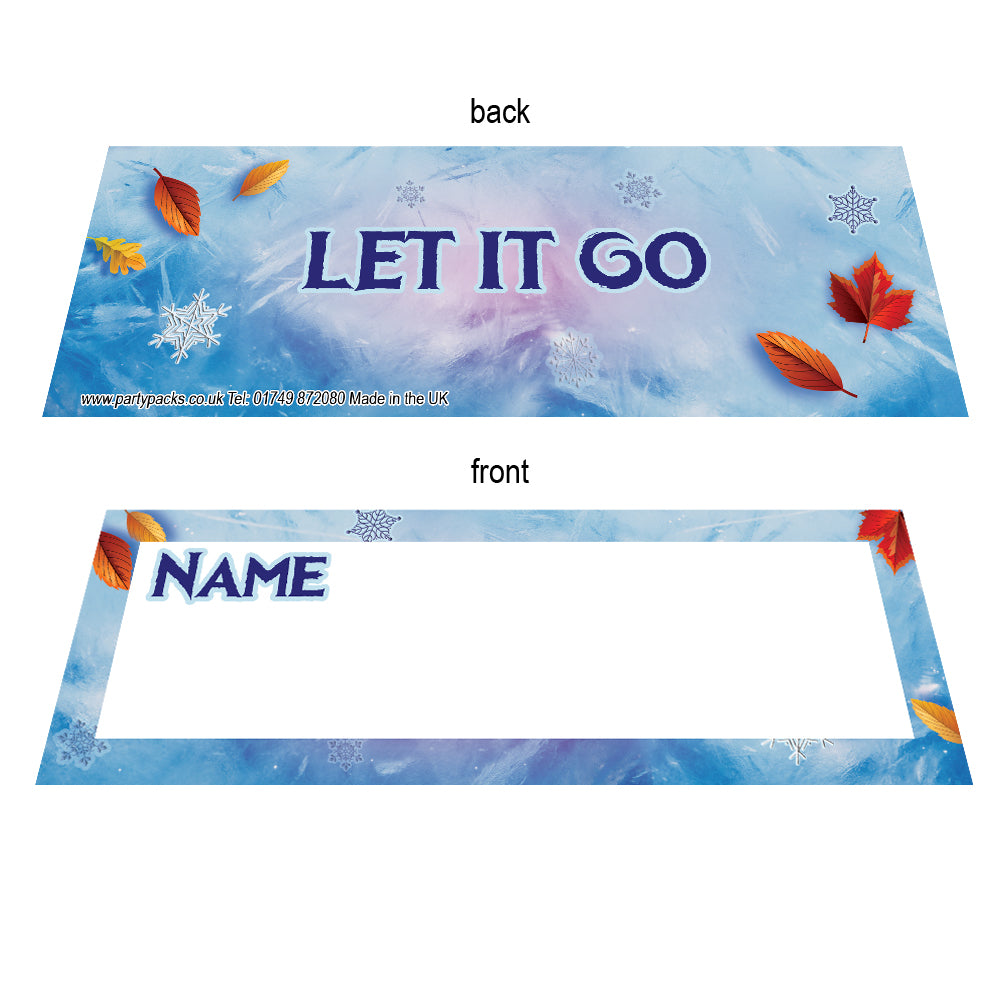 Let It Go Placecards - Pack of 8