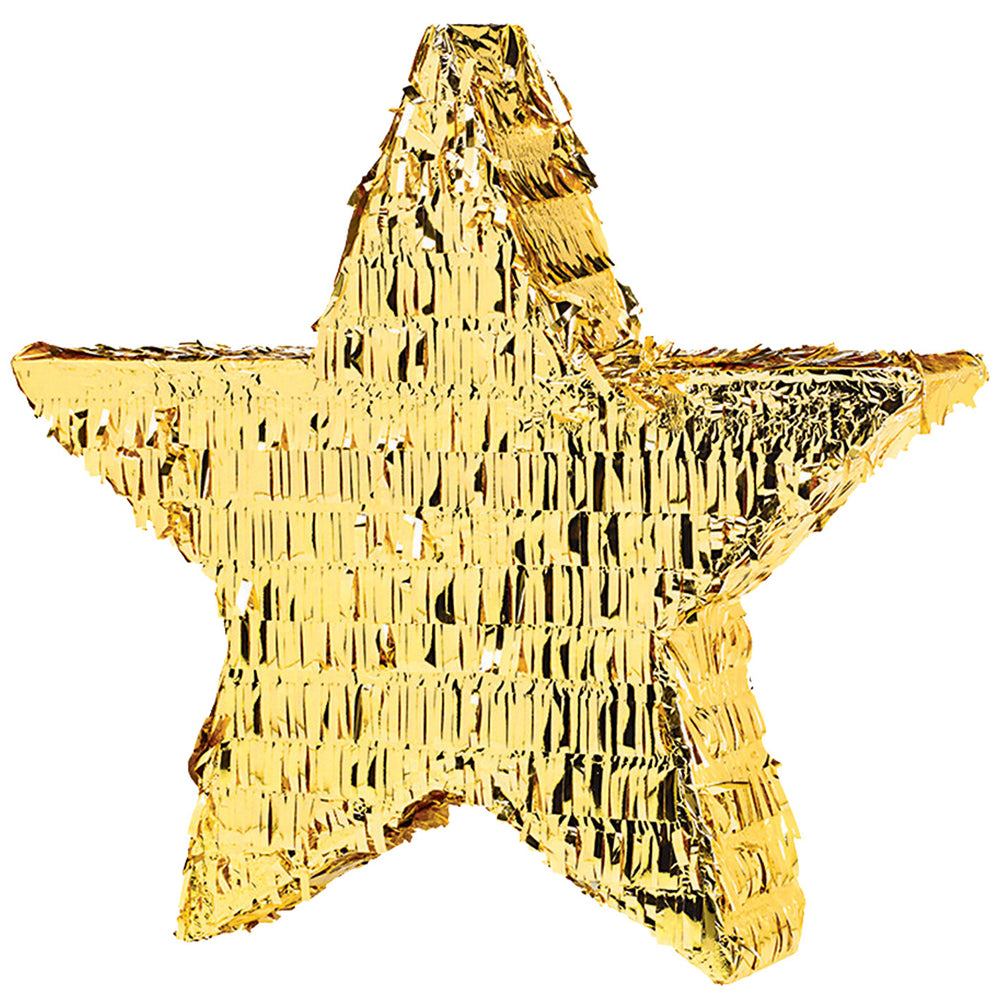 Gold Star Foil Pinata - 45cm