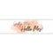 Goodbye Miss, Hello Mrs Blush Hen Party Banner - 1.2m