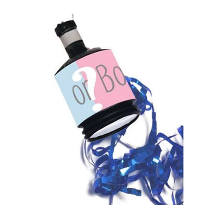 Gender Reveal Party Poppers Blue