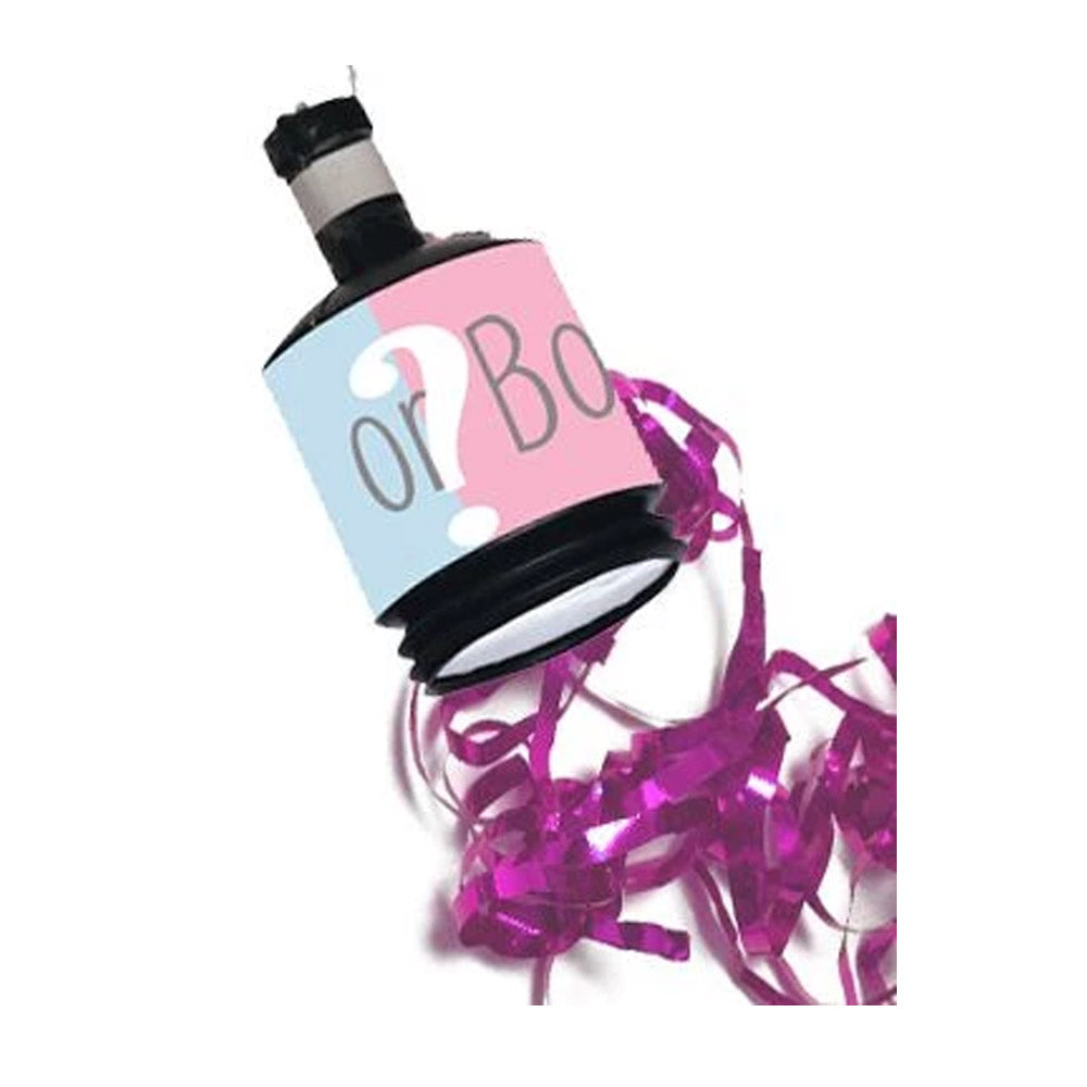 Gender Reveal Party Poppers Pink 