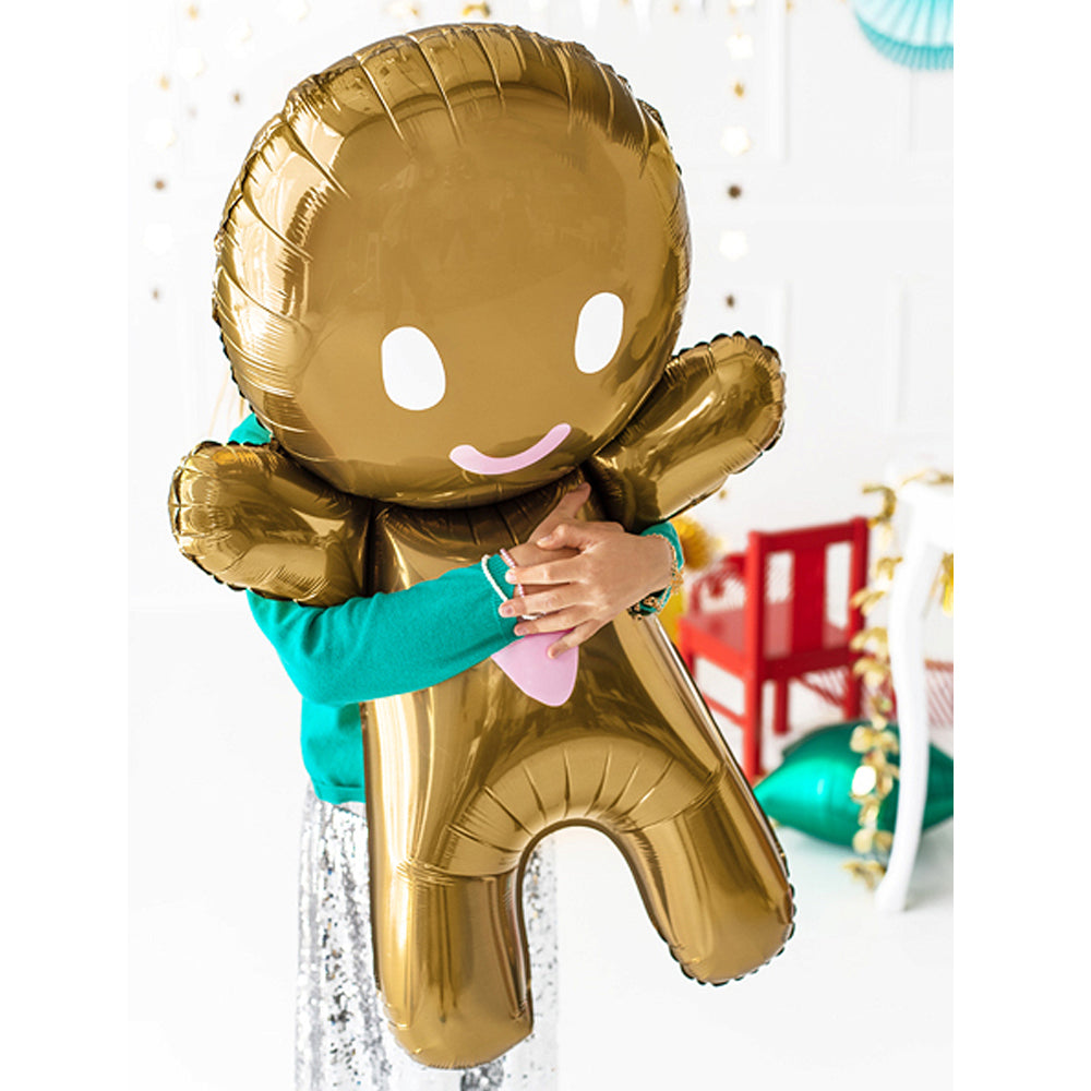 Gingerbread Man Foil Balloon