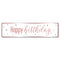 Glitz Rose Gold Happy Birthday Banner - 1.2m