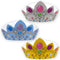 Princess Card Tiaras Fancy Dress Hats - Gold, Silver & Sapphire - Each