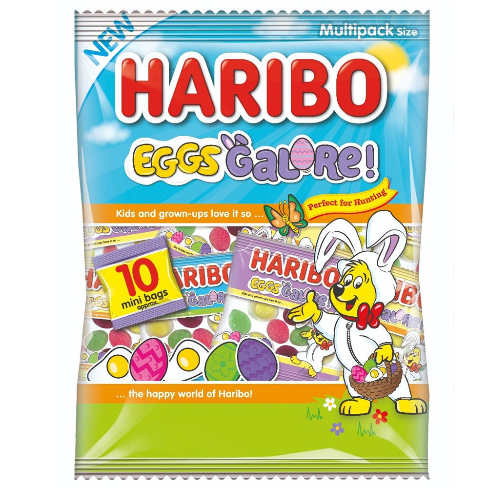 Haribo Eggs Galore! Multipack Bag 10 x 16g Mini Bags