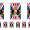 His Majesty King Charles III Flag Paper Bunting Decoration - 2.4m