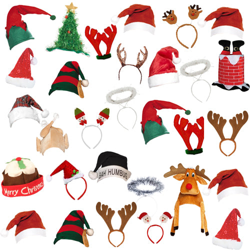 Large Christmas Hat Pack For 30 People