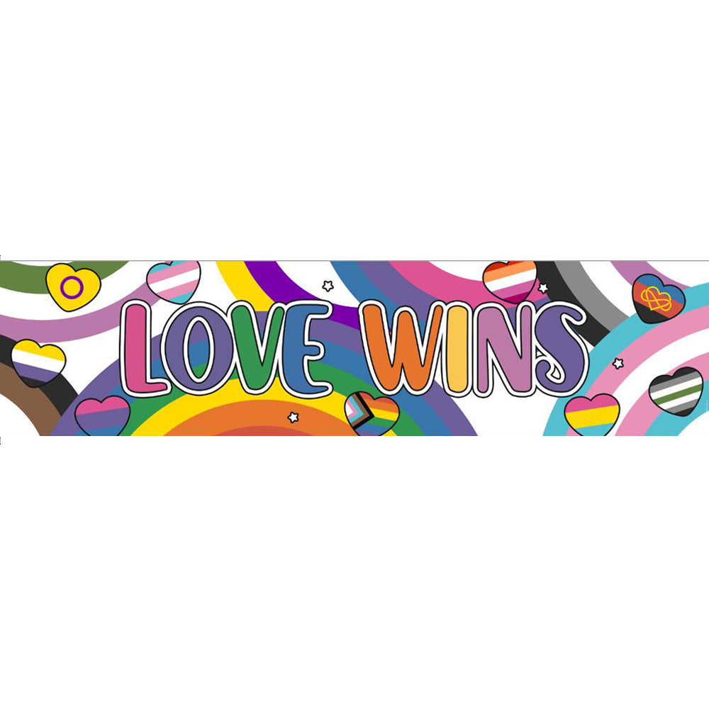 Love Wins Banner - 120cm x 30cm