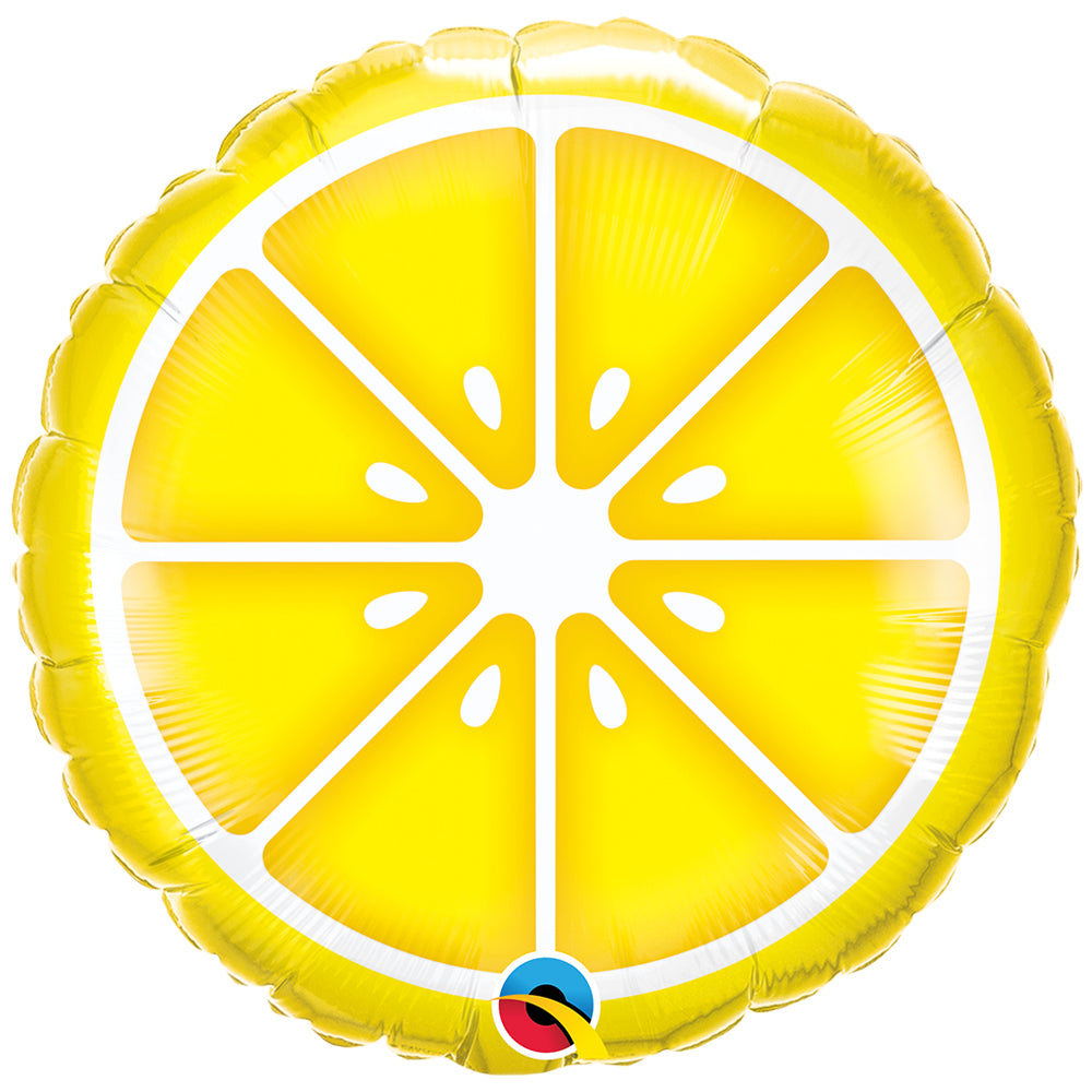 Sliced Lemon 18" Foil Balloon