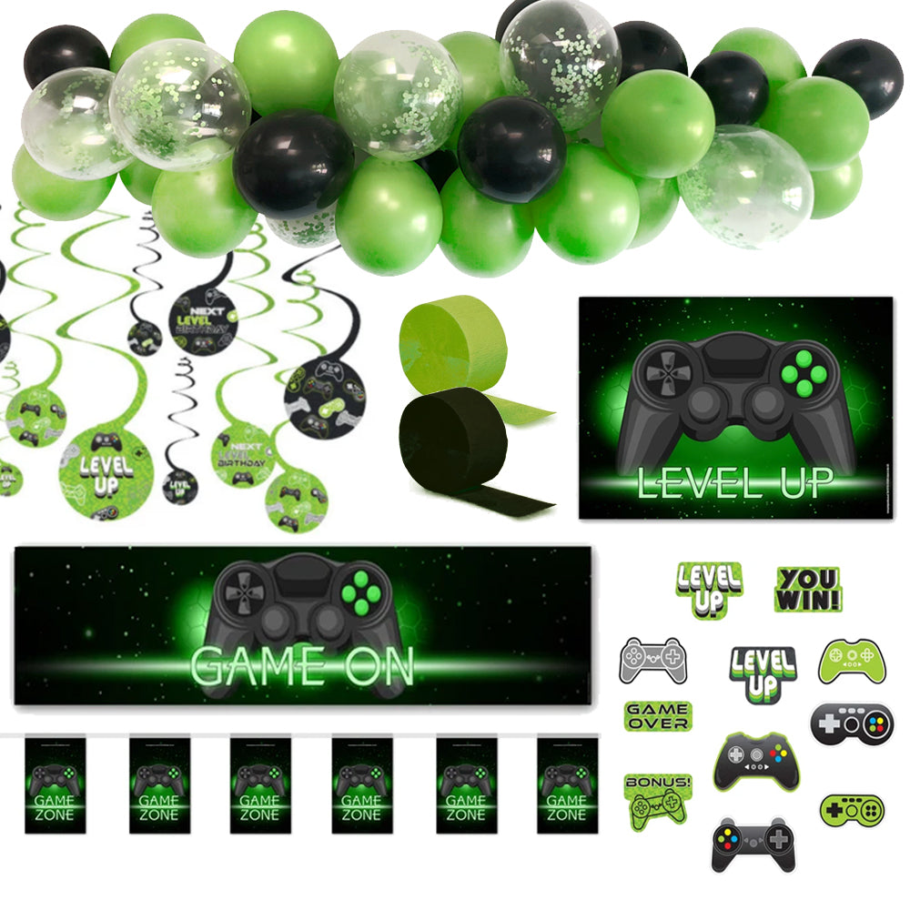 Gamer Level Up Decoration Party Pack