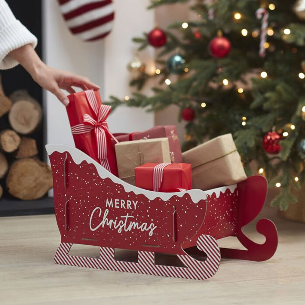 Christmas Present Sleigh Alternative Stocking