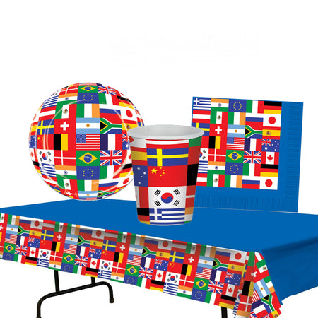 International Flag Tableware Pack for 8