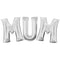 MUM Mother's Day Silver Foil Balloons - 16