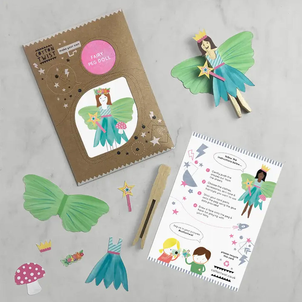 Make Your Own Fairy Peg Doll - Plastic Free