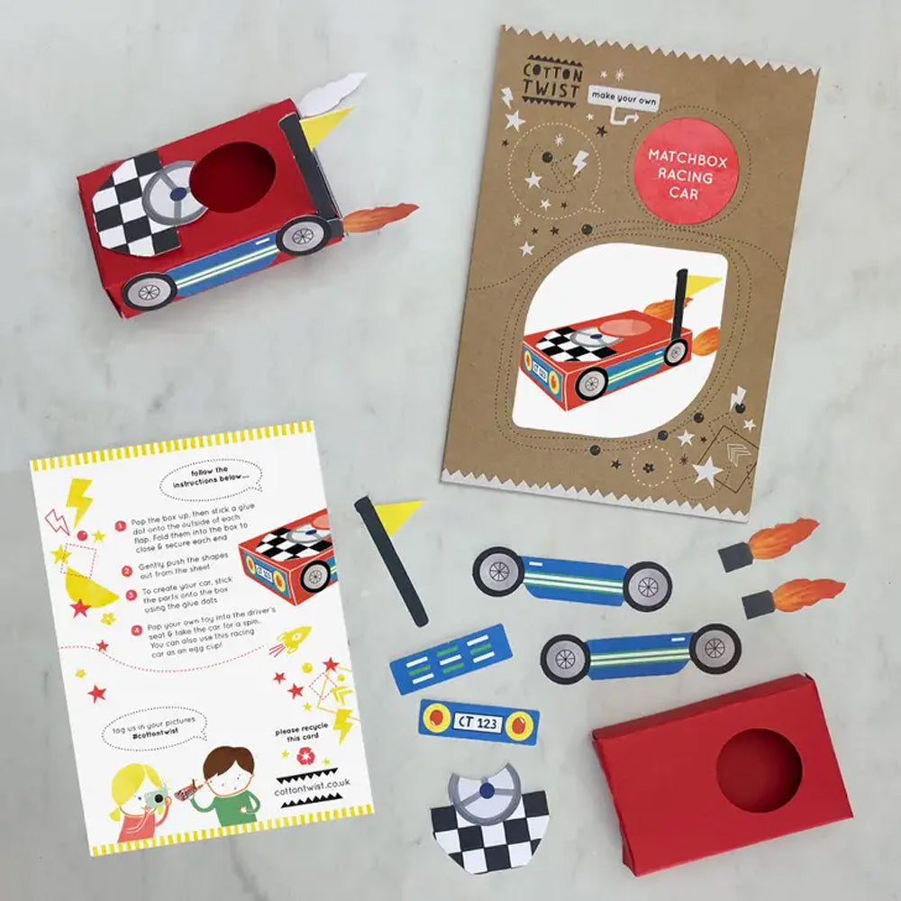 Make Your Own Matchbox Racing Car - Plastic Free – Party Packs