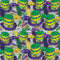 Mardi Gras Hat & Novelty Party Pack - For 50 People