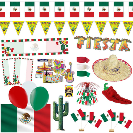 Standard Mexican Party Decoration Pack