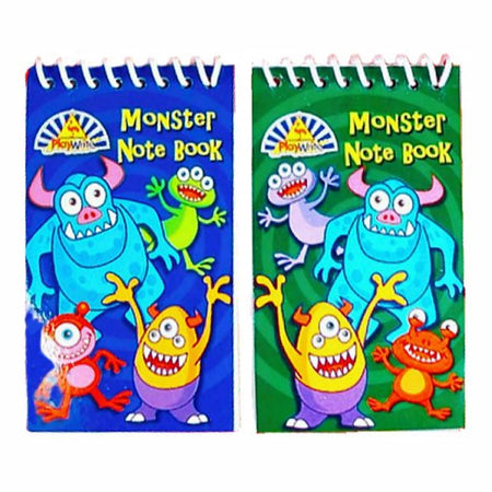 Mini Monster Notepad - Assorted Designs - Each