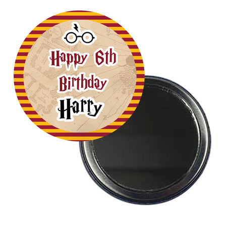 Personalised Pocket Mirror - Wizard