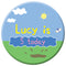 Personalised Muddy Pig Badge - 58mm