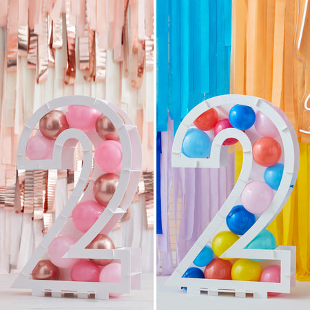 Balloon Mosaic Number Stand 2