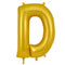 Gold Letter D Foil Balloon - 34