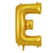 Gold Letter E Foil Balloon - 34