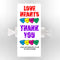 Thank You Love Hearts Kit- Pack of 30