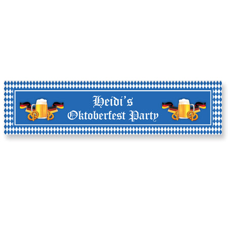 Oktoberfest Personalised Banner - 1.2m
