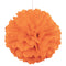 Orange Pom Pom Tissue Decoration - 40cm