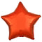 Orange Star Foil Balloon 19