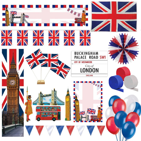 Great British Patriotic Decoration Party Pack