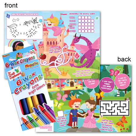 Fairy Colouring Activity Pack - Pack of 100