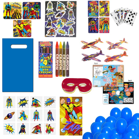 Children's Superhero Party Pack For 100 Children