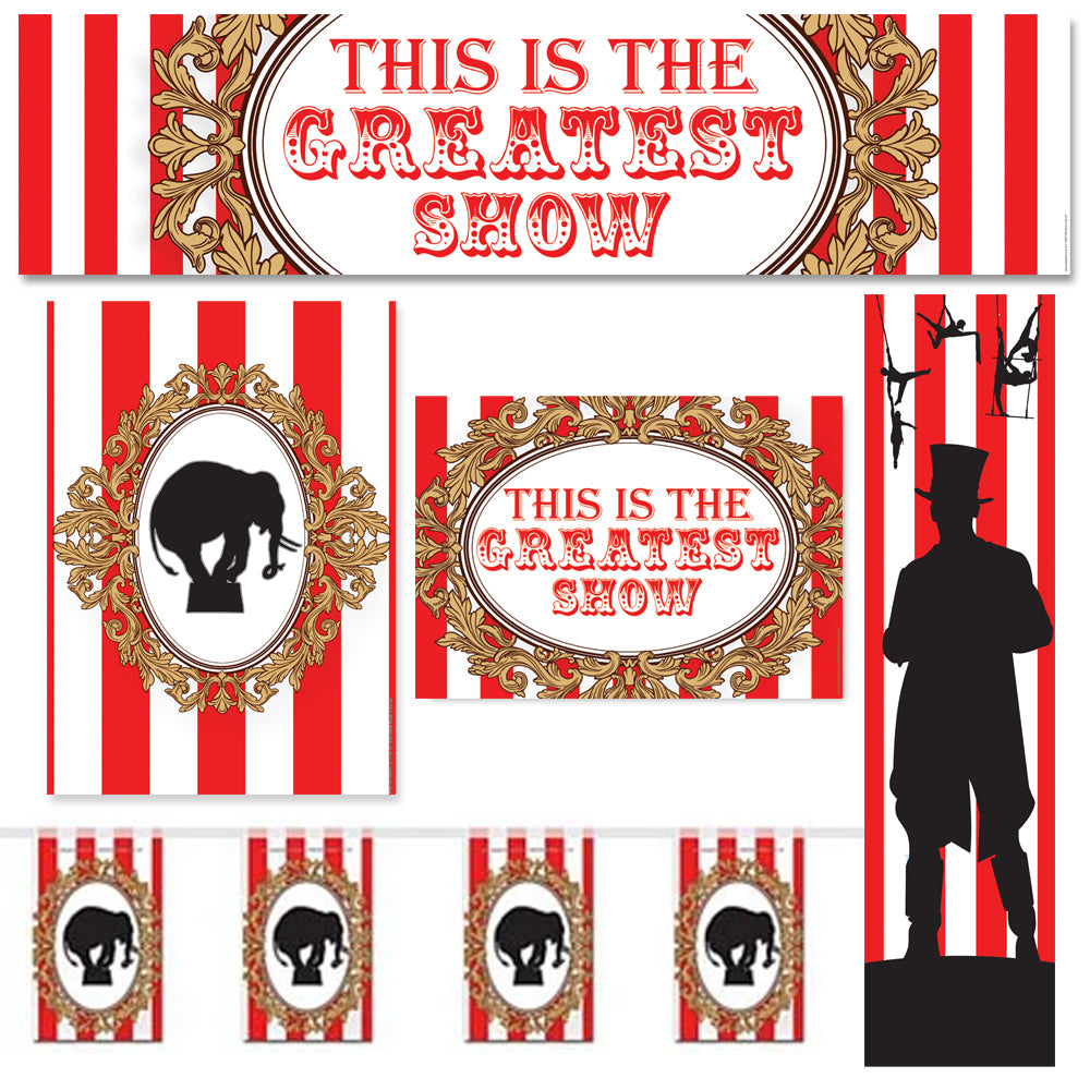 The Greatest Showman Circus Decoration Party Pack