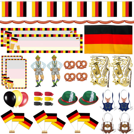 Large German Decoration & Novelty Party Pack