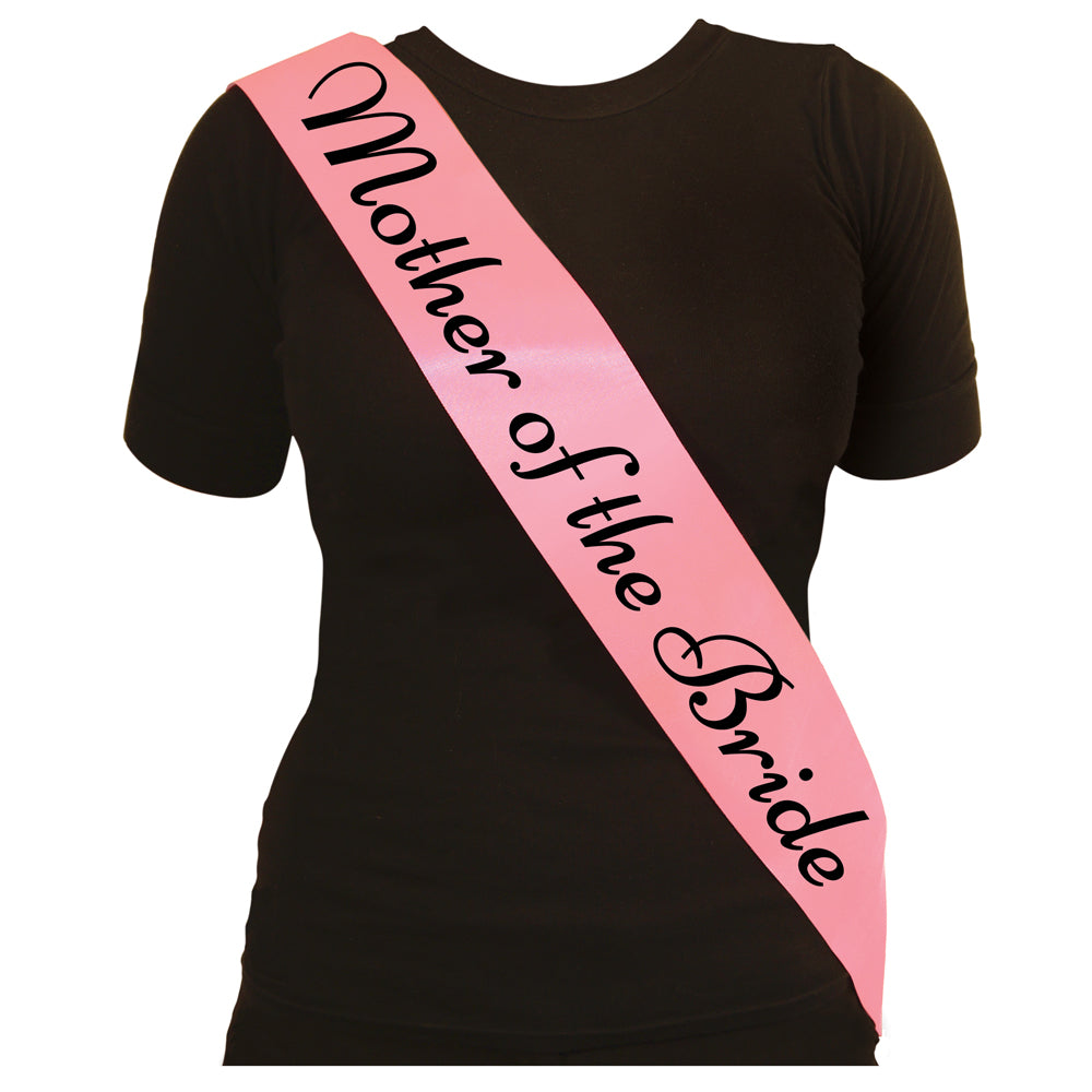Light Pink Mother of the Bride Sash