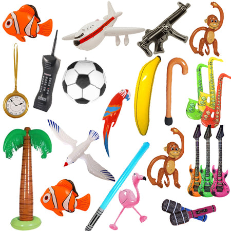 Pack of 25 Assorted Inflatables