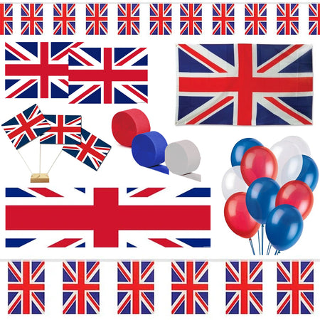 Great Britain Union Jack Flag Decoration Pack